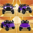 Pemberly Row 12V Kids Ride On Truck Car Electric Vehicle Remote Purple