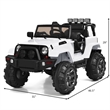 Pemberly Row 12V Kids Ride On Truck Car w/ Remote Control MP3 Music LED Lights