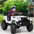 Pemberly Row 12V Kids Ride On Truck Car w/ Remote Control MP3 Music LED Lights