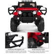 Pemberly Row 12V Kids Ride On Truck Car w/ Remote Control MP3 Music LED Lights