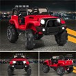 Pemberly Row 12V Kids Ride On Truck Car w/ Remote Control MP3 Music LED Lights