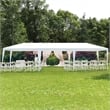 Pemberly Row 10FT x 30FT Outdoor Wedding Party Event Tent Gazebo Canopy White