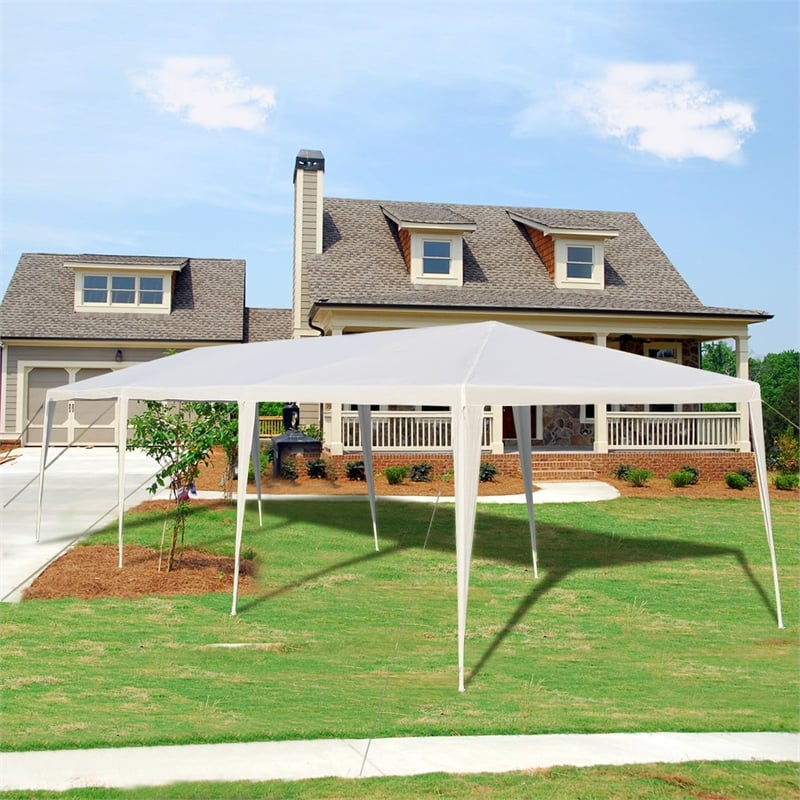 Pemberly Row 10FT x 30FT Outdoor Wedding Party Event Tent Gazebo Canopy White