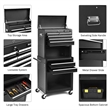 Pemberly Row High Capacity Rolling Tool Chest Storage Cabinet Toolbox Black
