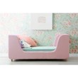 Pemberly Row Contemporary Low Profile Upholstered Toddler Bed