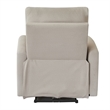 Pemberly Row Recliner Chair Electrically Adjustable Fabric Single Sofa Gray