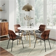Pemberly Row Contemporary Bentwood Side Chairs (Set of 2) in Black