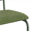 Pemberly Row Contemporary Velvet Side Chair (Set of 2) in Forest