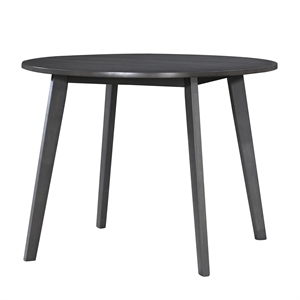Pemberly Row Modern / Contemporary 39.5&quot Round Dining Table in Gray