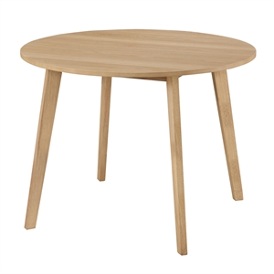 Pemberly Row Modern / Contemporary 39.5&quot Round Dining Table in Oak