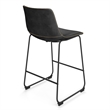 Pemberly Row Counter Height Stool with Black Frame (Set of 2) in Black