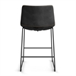 Pemberly Row Counter Height Stool with Black Frame (Set of 2) in Black
