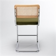 Pemberly Row Contemporary Counter Height Stools (Set of 2) in Olive