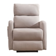 Pemberly Row Recliner Velvet Chair Electrically Adjustable Single Sofa-Gray