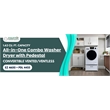Pemberly Row All-in-one Washer Dryer CONVERTIBLE PET Sanitize Cycle