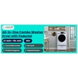 Pemberly Row All-in-one Washer Dryer CONVERTIBLE PET Sanitize Cycle