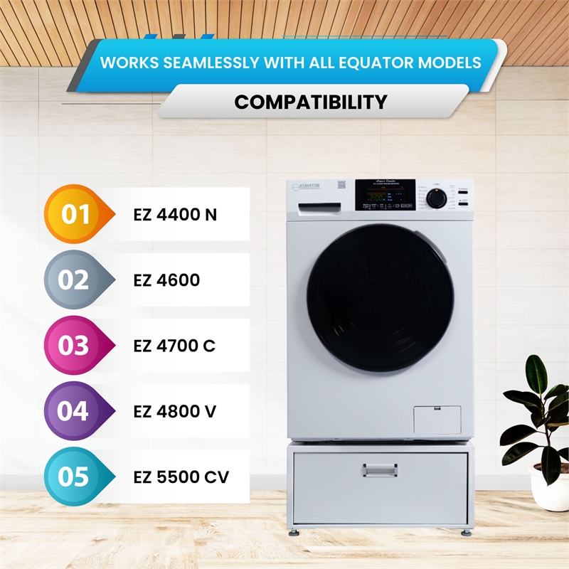 Pemberly Row All-in-one Washer Dryer CONVERTIBLE PET Sanitize Cycle