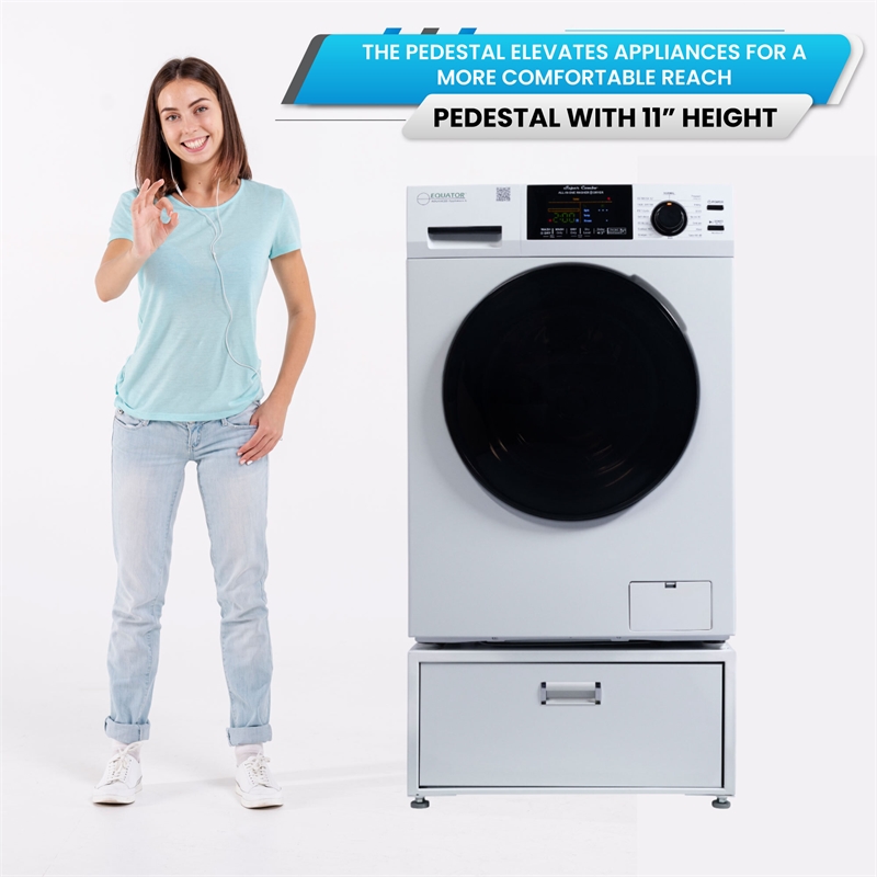Pemberly Row All-in-one Washer Dryer CONVERTIBLE PET Sanitize Cycle