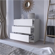 Pemberly Row Modern / Contemporary Dresser Engineered Wood White