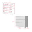 Pemberly Row Modern / Contemporary Dresser Engineered Wood White