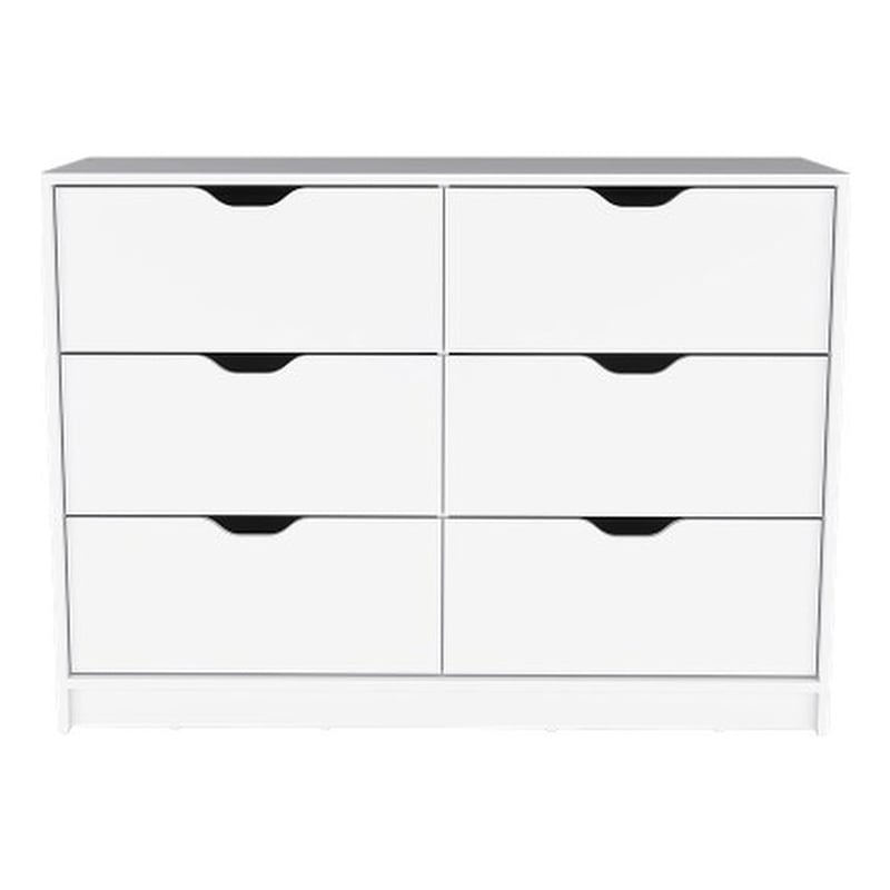 Pemberly Row Modern / Contemporary Dresser Engineered Wood White