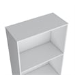 Pemberly Row Modern / Contemporary Bookcase Engineered Wood White