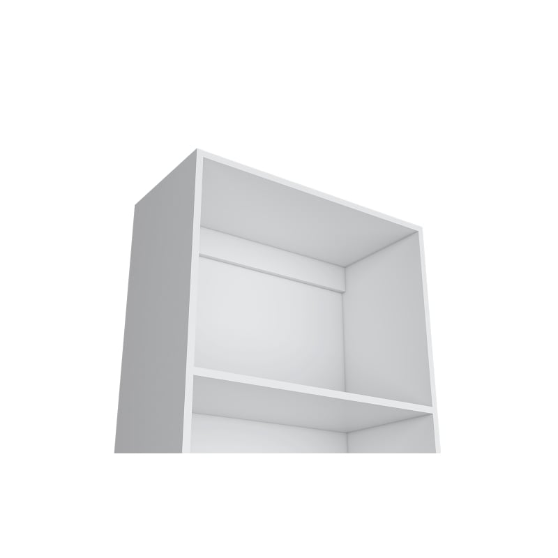 Pemberly Row Modern / Contemporary Bookcase Engineered Wood White