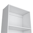 Pemberly Row Modern / Contemporary Bookcase Engineered Wood White