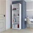 Pemberly Row Modern / Contemporary Bookcase Engineered Wood White