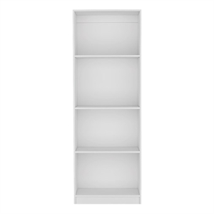 Pemberly Row Modern / Contemporary Bookcase Engineered Wood White