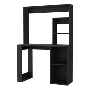 Pemberly Row Modern / Contemporary Desk Engineered Wood Black