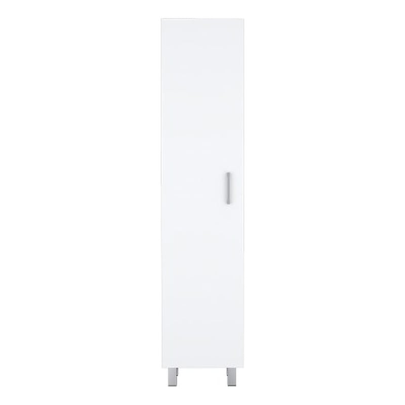 Pemberly Row Contemporary Storage Cabinet Engineered Wood White