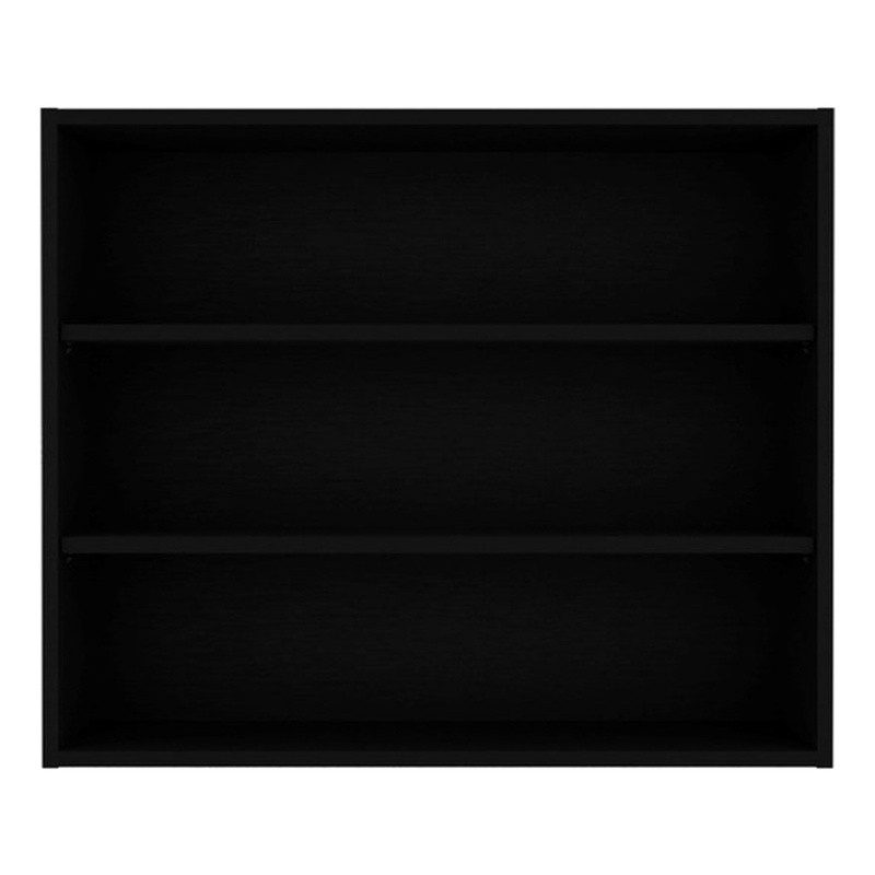 Pemberly Row Contemporary Floating Shelf Engineered Wood Black