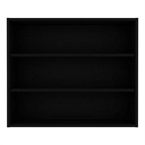 Pemberly Row Contemporary Floating Shelf Engineered Wood Black