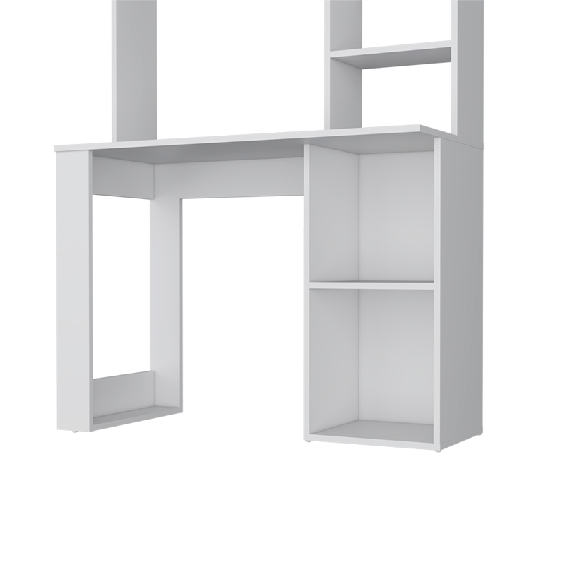 Pemberly Row Modern / Contemporary Desk Engineered Wood White