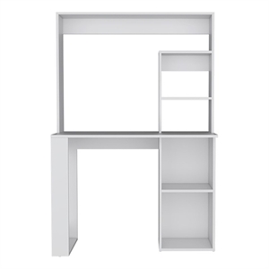 Pemberly Row Modern / Contemporary Desk Engineered Wood White