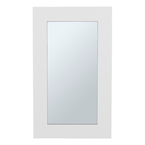 Pemberly Row Contemporary Medicine Cabinet Engineered Wood White