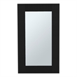 Pemberly Row Contemporary Medicine Cabinet Engineered Wood Black