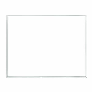 Pemberly Row 36.0&quot x 46.5&quot Silver Aluminum Frame Non-Magnetic Whiteboard
