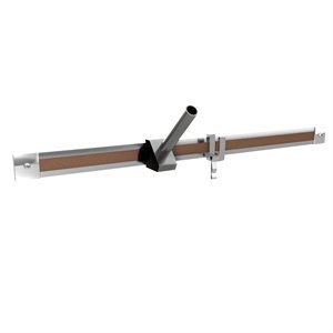 Pemberly Row Wood 8' L 1&quot Maprail with Cork Insert 6 Pack in Natural