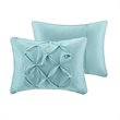 Pemberly Row 6-piece Microfiber Complete Bed and Sheet Set in Blue