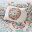 Pemberly Row 6-piece Microfiber Complete Bed and Sheet Set in Blue