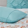Pemberly Row 6-piece Microfiber Complete Bed and Sheet Set in Blue