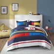 Pemberly Row 5-piece Cotton Printed Comforter Set in Multi-Color