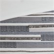Pemberly Row Contemporary Mid-Century Cotton Comforter Mini Set in Navy