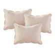 Pemberly Row Contemporary Polyester Microfiber Daybed Cover Set in Pink