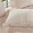 Pemberly Row Contemporary Polyester Microfiber Daybed Cover Set in Pink