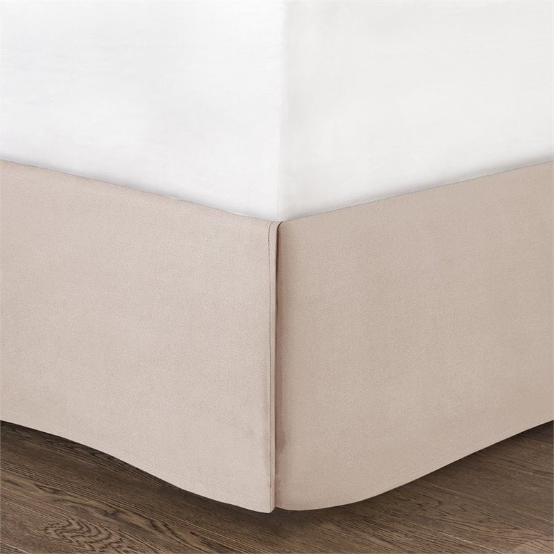 Pemberly Row Contemporary Polyester Microfiber Daybed Cover Set in Pink