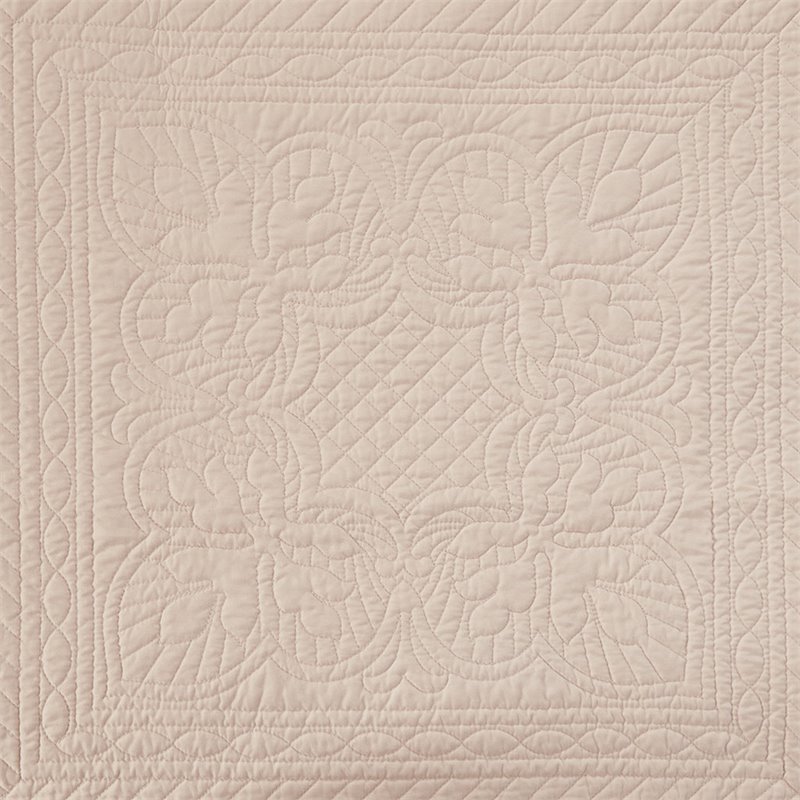 Pemberly Row Contemporary Polyester Microfiber Daybed Cover Set in Pink