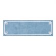 Pemberly Row 100 Percent Cotton Tufted Bath Rug in Blue Finish